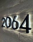 Backlit LED House Address Numbers