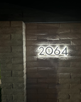 Backlit LED House Address Numbers