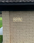 Backlit LED House Address Numbers