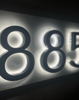 Backlit LED House Address Numbers