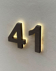 Backlit LED House Address Numbers