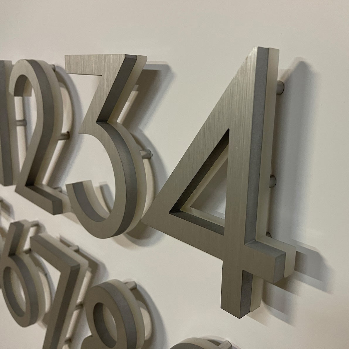 Backlit LED House Address Numbers